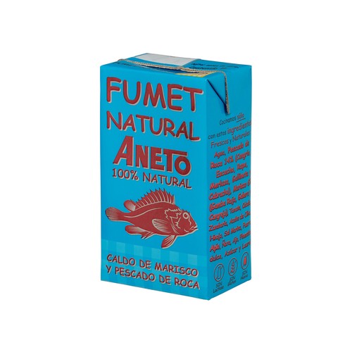 ANETO Caldo (fumet) de pescado y marisco de roca 1 l.