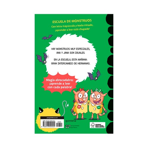 Aprender a leer en la escuela monstruos 3. Sally Rippin. MONTENA