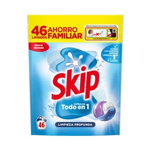 SKIP Active Clean Detergente en cápsulas 46 uds.