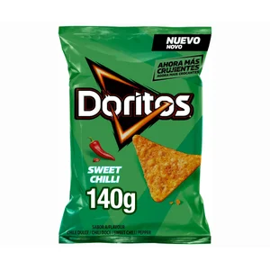 DORITOS Nachos de maíz con sabor a chilli bolsa de 140 g.