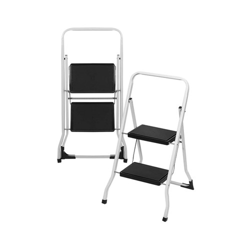Escalera metálica plegable de 2 peldaños, SONECOL.