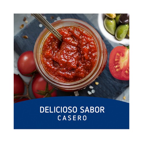 BARILLA Salsa Olive con base de tomate y aceitunas sin gluten 400 g.