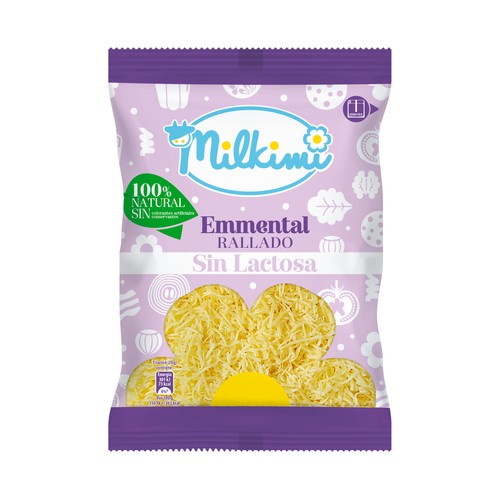 MILKIMI Queso emmental sin lactosa MILKIMI 100 g.