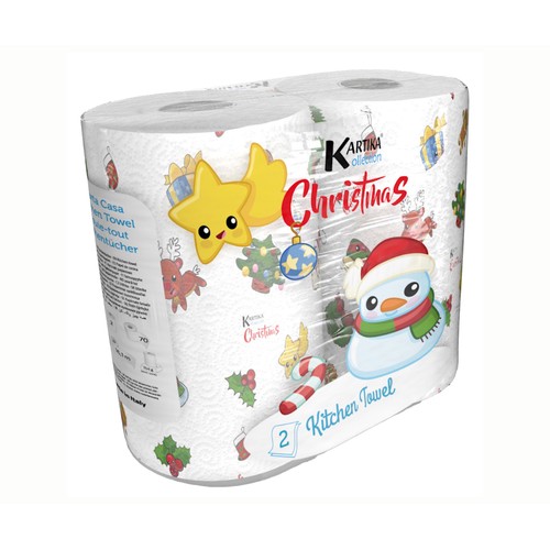 KARTIKA Rollo cocina christmas 2 uds