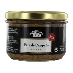 LES TROIS CHEFS Paté de campaña 180 g