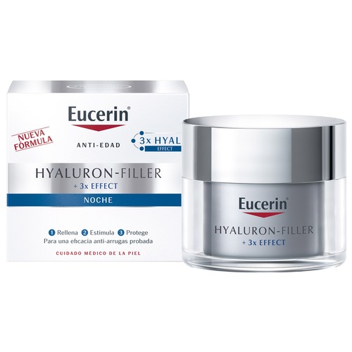 EUCERIN Crema de noche con acción antiedad EUCERIN Hyaluron filler 50 ml.