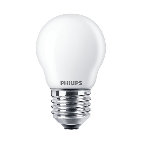 Bombilla Led E27, 4,3W=40W, luz neutra 4000K, 470lm, PHILIPS.