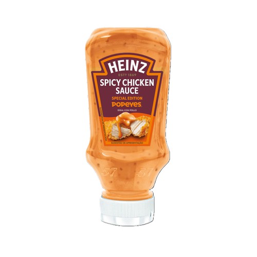HEINZ Salsa spicy chicken especial popeyes 220ml