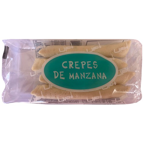 UP! Crepes dulces congelados rellenos de manzana UP! 200 g.