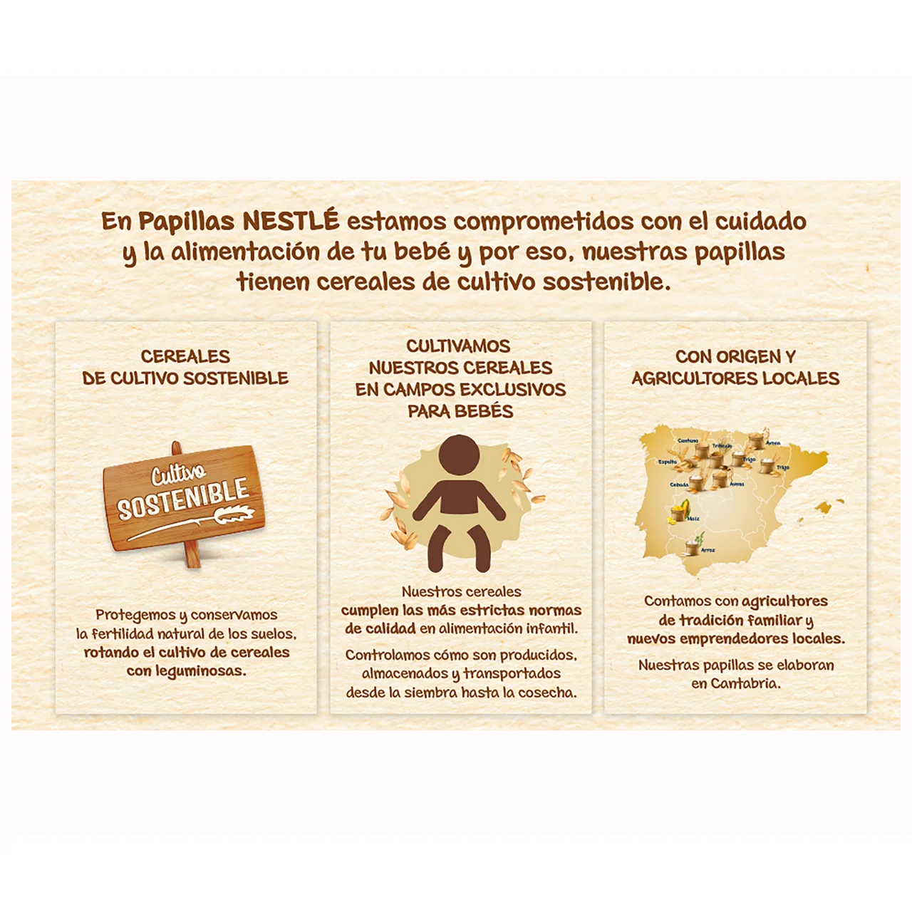 Papilla de 8 cereales con cacao, sin azúcares añadidos, a partir de 12 meses 475 g.