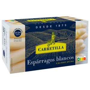 CARRETILLA Espárragos blancos 17/24 piezas lata de 425 g.
