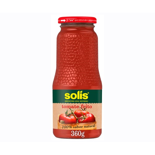 Tomate frito SOLÍS frasco de 360 g.