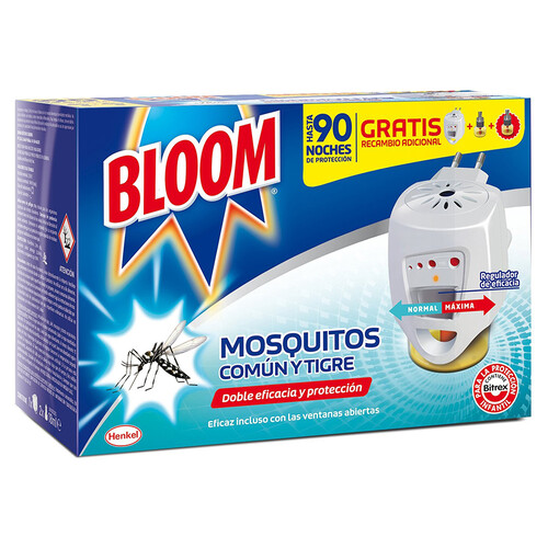 Insecticida eléctrico líquido máxima protección BALLERINA aparato + 2 recambios 18 ml.