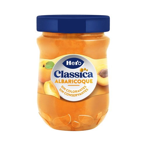HERO Classica Mermelada de albaricoque sin colorantes ni conservantes 330 g.