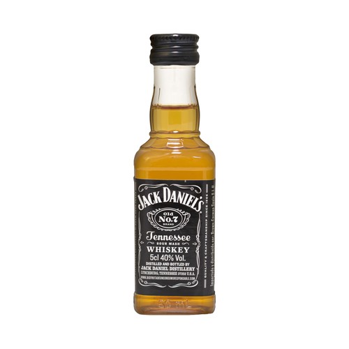 JACK DANIEL"S Old Nº7 Tennessee Whiskey tipo bourbon botella 5 cl.