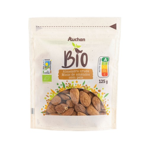 Almendras crudas con piel ALCAMPO ECOLÓGICO 125 g.