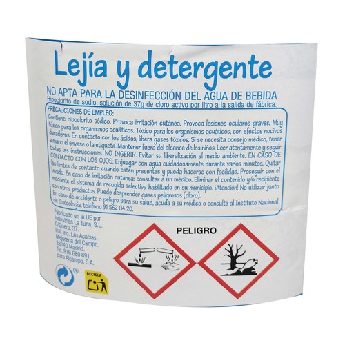 PRODUCTO ECONÓMICO ALCAMPO Deterlejía 5 l.