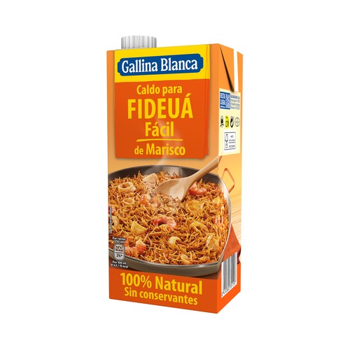 GALLINA BLANCA Caldo para fideuá brik de 1 l.