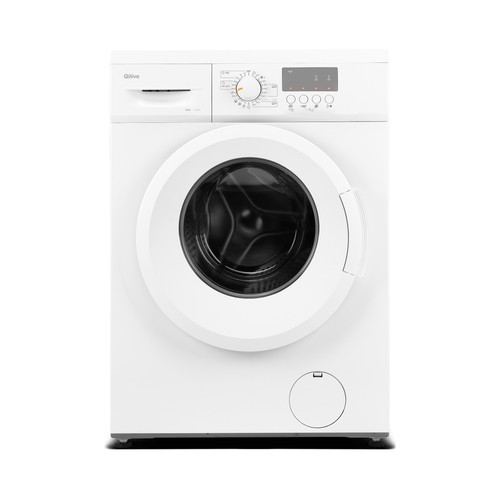 Lavadora QILIVE Q.6421 5KG, clasificación energética: D, 800RPM, H: 85cm, A: 59,5cm, F: 44cm.