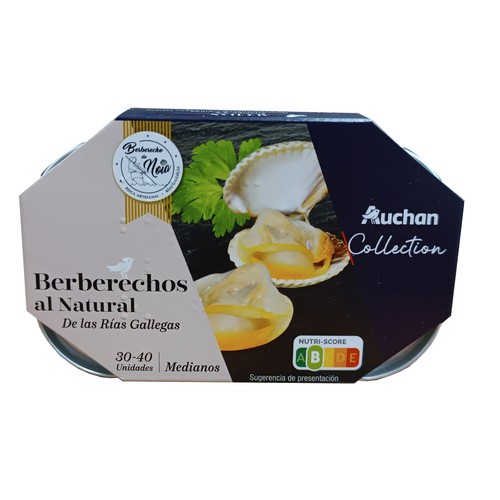 ALCAMPO GOURMET Berberechos Rías Gallegas al natural 63 g.