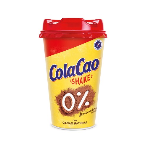Imagen de Batido de cacao cremoso 0% materia grasa COLACAO SHAKE 200 ml.