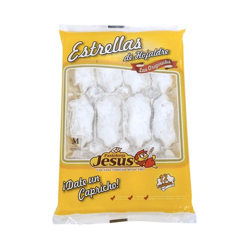 PASTELERÍA JESÚS Estrellas de hojaldre 12 uds. 300 g.