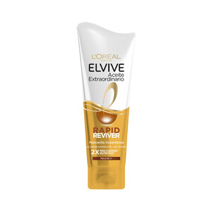 Mascarilla instantánea de aclarado inmediato y uso diario, para cabellos secos ELVIVE Rapid reviver 180 ml.