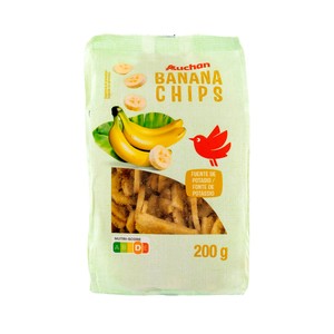 PRODUCTO ALCAMPO Chips de banana 200 g