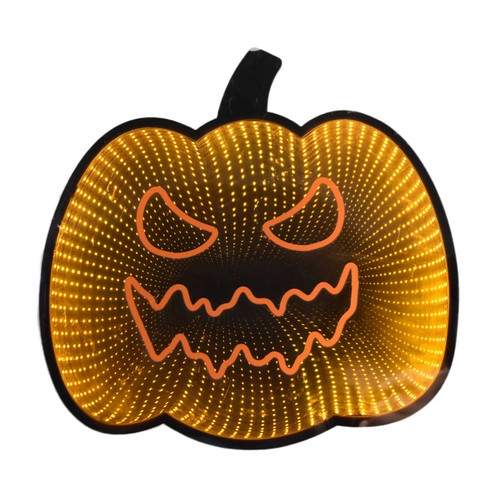 Decoración 30,5x1,1x30cm calabaza pared, con efecto CL. ACTUEL