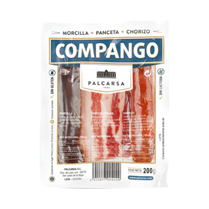 Imagen de PALCARSA Compango compuesto por chorizo, panceta y morcilla 200 g.