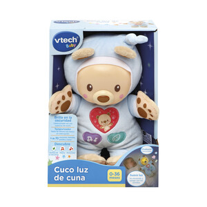 Imagen de Cuco luz de cuna Peluche musical para bebés, muñeco luminoso VTech Baby. Edad recomendada desde 0-36 meses