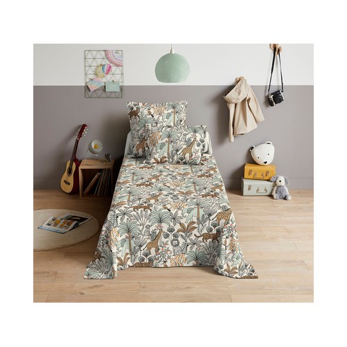 Juego de sábanas infantil para cama de 90cm, 100% algodón, ACTUEL