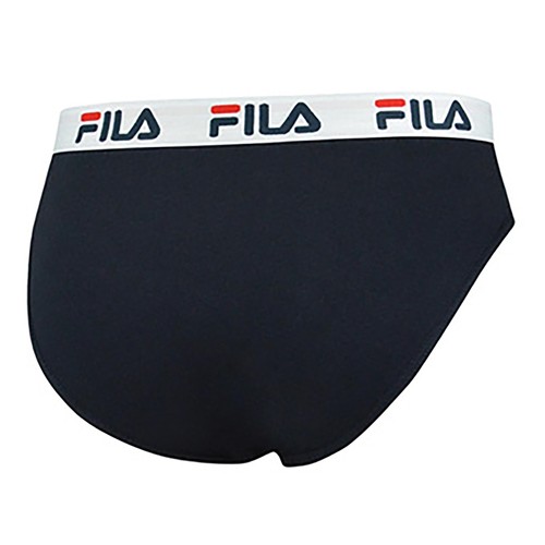 Pack 2 slip FILA, color negro, talla XXL
