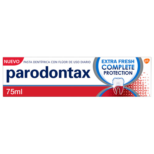 PARODONTAX Pasta de dientes con flúor para encias y dientes sanos y fuertes PARODONTAX Complete protection 75 ml.
