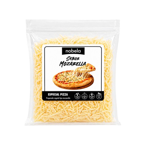 Nobela Rallado vegano sabor mozarella 150 g. 