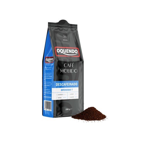 OQUENDO Café molido descafeinado I7, 250 g.