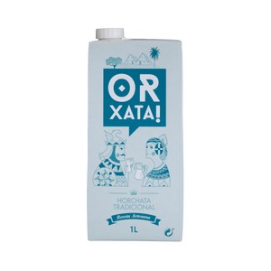 OR,XATA Horchata receta artesanal con denominación de origen Chufa de Valencia OR,XATA 1 l.