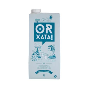 OR,XATA Horchata receta artesanal con denominación de origen Chufa de Valencia OR,XATA 1 l.