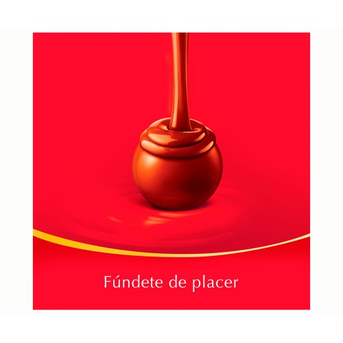 LINDOR Bombón leche en caja de corazón 200 gr.