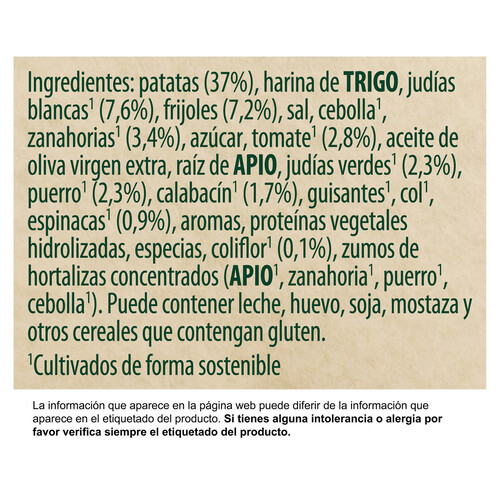 KNORR Sopa deshidratada de verduras y legumbres KNORR 68g.