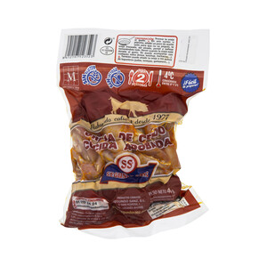 Imagen de Oreja de cerdo cocida y adobada, elaborada sin gluten y sin lactosa SEGUNDO SANZ 450 g.