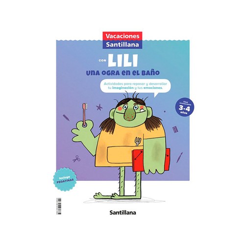 Vacaciones 2 infantil (3 años), cuaderno de actividades. SANTILLANA