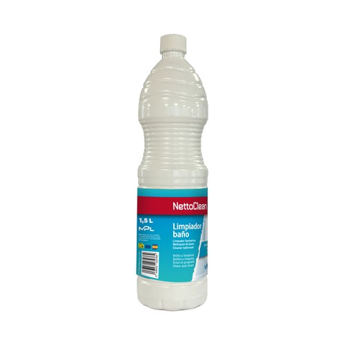 NETTOCLEAN Limpiador y abrillantador de baño (grifos, azulejos, suelos...) 1.5 l.