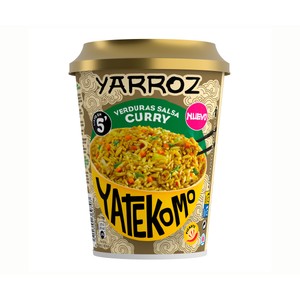 Imagen de YATEKOMO Yarroz de verduras con salsa curry yatekomo 82 g.