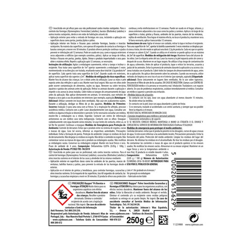 BAYGON Insecticida en polvo para cucarachas y hormigas 250 g.