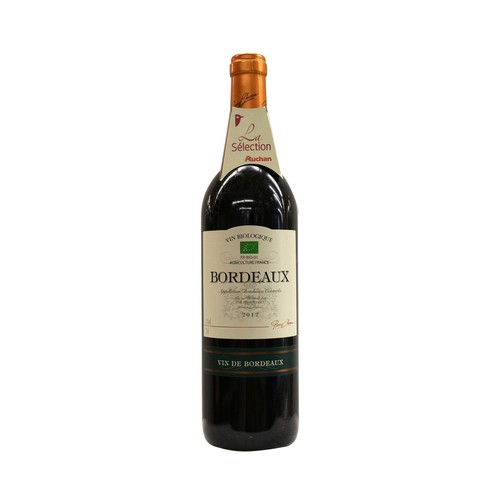 Vino tinto ecológico Bordeaux PIERRE CHANAU botella de 75 cl.