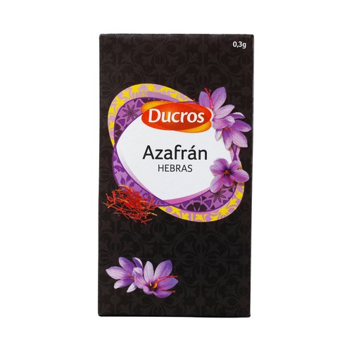 DUCROS Azafrán hebras DUCROS 0,3 gramos.