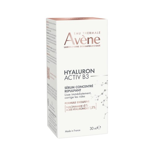 THERMALE AVÉNE Hyaluron activ B3 Sérum concentrado voluminizador con Hialurónico y Niacinamida 30 ml.