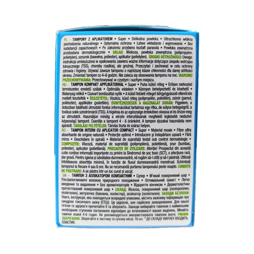 PRODUCTO ALCAMPO Tampones super con aplicador compacto 16 uds.