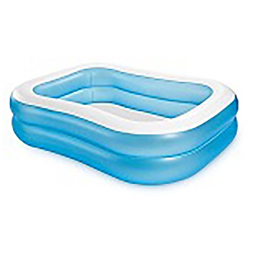 Piscina hinchable rectangular 2,01x1,47x0,46 metros, INTEX.